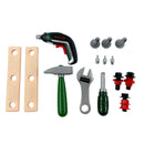 Theo Klein Bosch Werkzeug-Set mit Akkuschrauber Ixolino, Hammer usw.