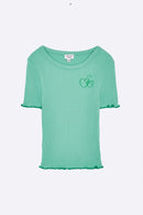 Bea T-shirt in Smaragdgrün 86/92, 98/104