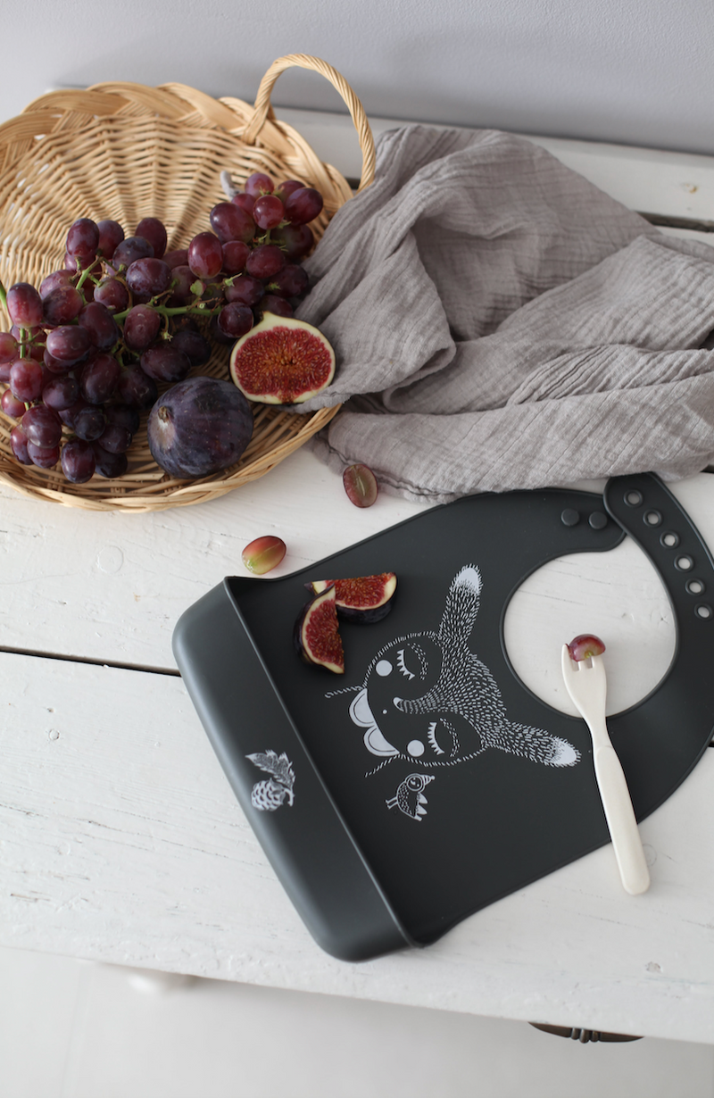 BY LILLE VILDE – SILIKONLÄTZCHEN "BUNNY & BIRD DEEP FOREST" FÜR KLEINKINDER