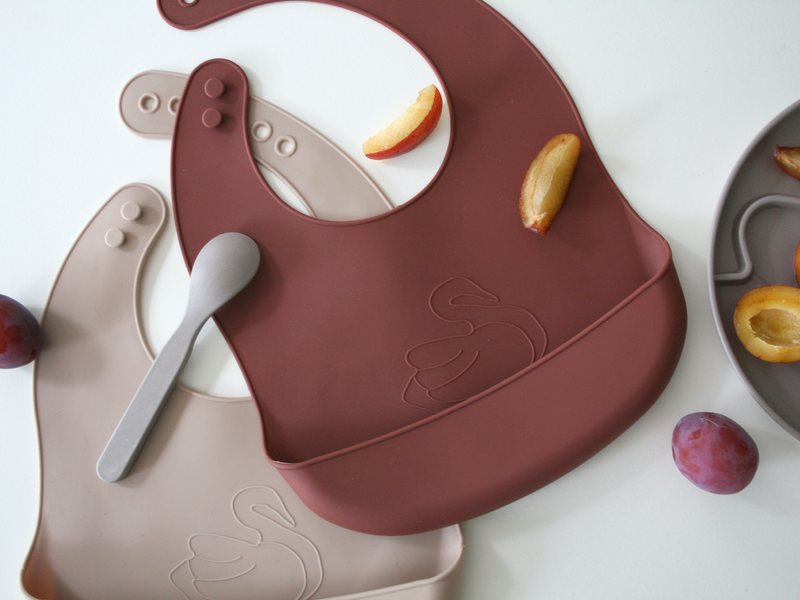 BY LILLE VILDE – SILIKONLÄTZCHEN "SWAN BLOSSOM" FÜR BABIES