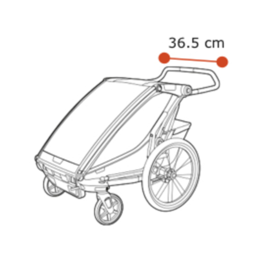 THULE bicycle trailer CHARIOT CROSS 1-seater