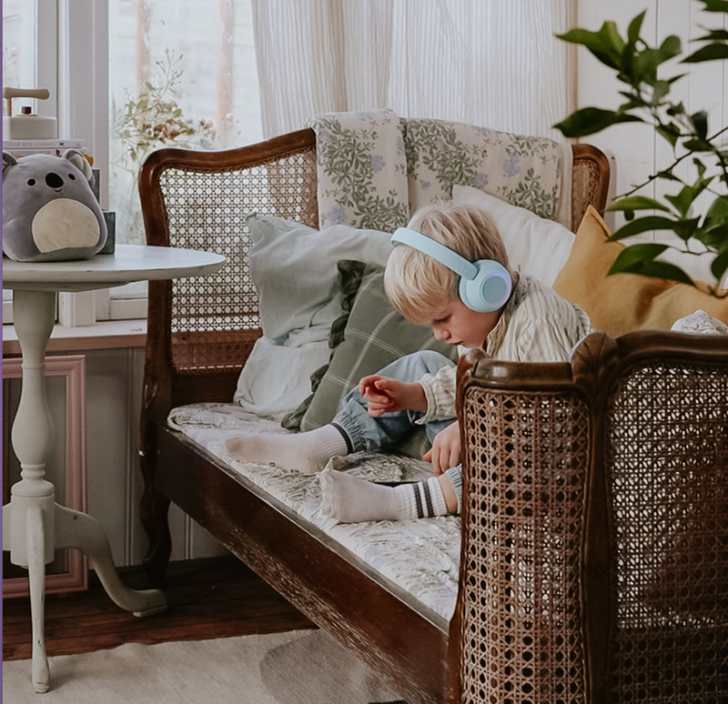 LALARMA – BLUETOOTH KOPFHÖRER MIT LICHT (ROSE)