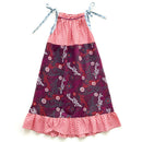 kronjuwel Sommerkleid 116/122 geblümt kariert Baumwolle Upcycling