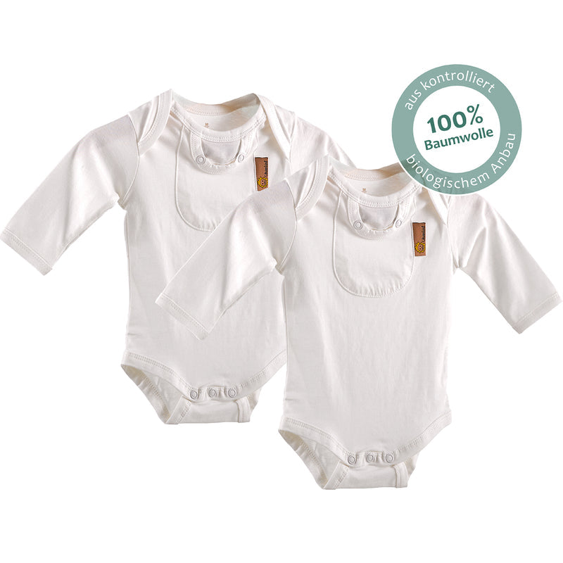 Löwenkind Body mit Pad-Tasche Doppelpack