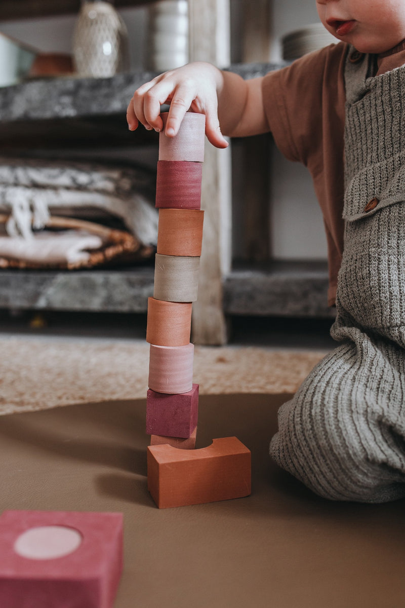 BY LILLE VILDE – XL-BAUKLOTZSET "BLOSSOM"