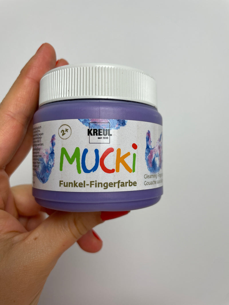 MUCKI • Funkel-Fingerfarbe