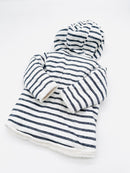 Gefütterte, gestreifte Jacke - H&M (Gr. 68)