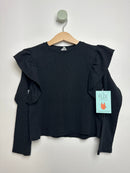 Crop Shirt mit Rüschen • 134 • zara