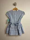 Kleid kariert mit Bubi Kragen • 74 • true vintage