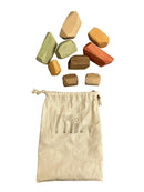 MinMin Copenhagen Balancing Stones Earthy Holzspielzeug Balancier-/Stapelsteine