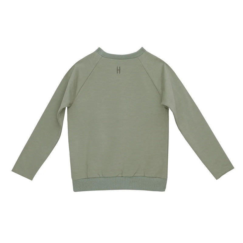 CEES Print Crew-Neck Sweater