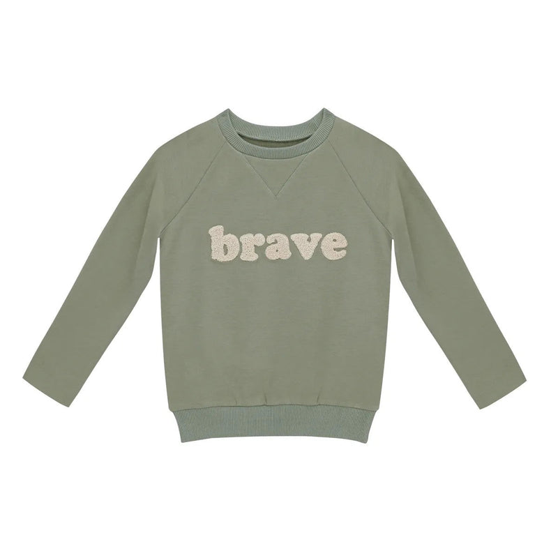 CEES Print Crew-Neck Sweater