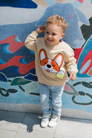 CHIO MI KIDS SWEATSHIRT CORGI Sand