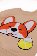 CHIO MI KIDS SWEATSHIRT CORGI Sand