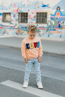 CHIO MI KIDS SWEATSHIRT LOVE Bright Coral