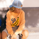 CHIO MI KIDS SWEATSHIRT BANANA Bright Coral