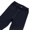 kronjuwel Wollhose / Leggings Größe 104/110 dunkelblau Upcycling