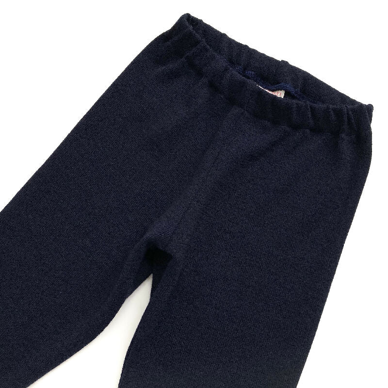 kronjuwel Wollhose / Leggings Größe 104/110 dunkelblau Upcycling