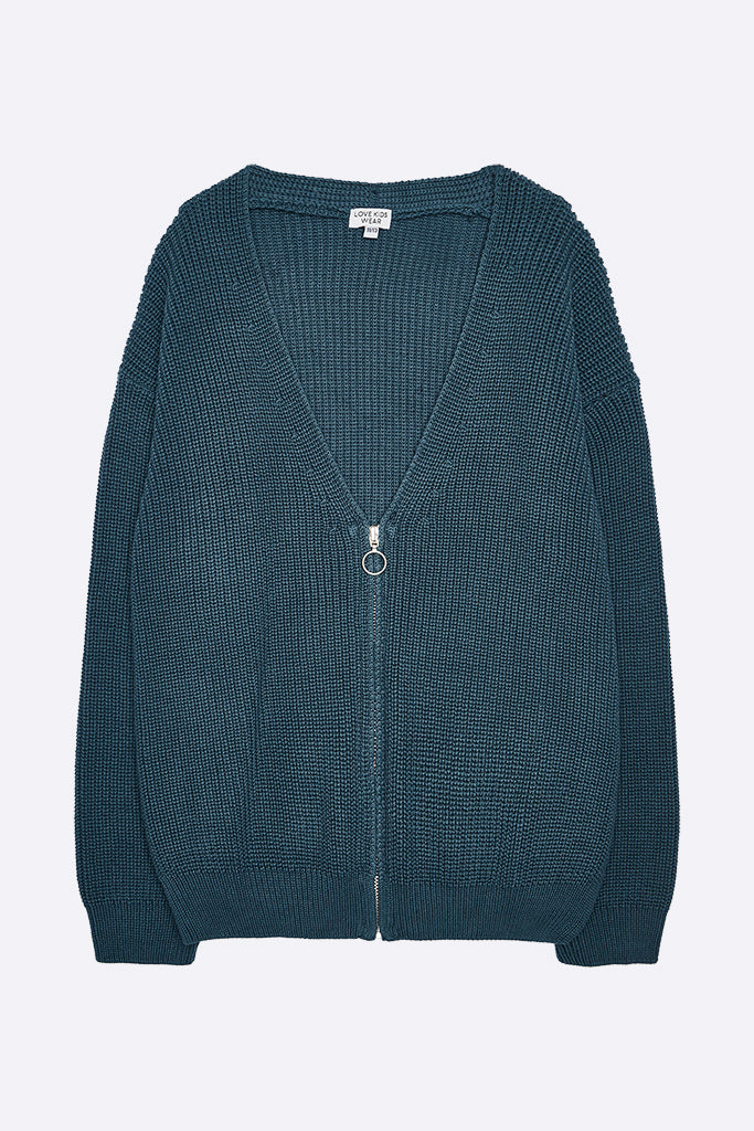 Clea Cardigan in Petrol für Kinder