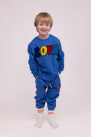 CHIO MI KIDS SWEATPANTS HEART Royal Blue