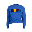 CHIO MI SWEATSHIRT ADULTS Unisex LOVE Royal Blue