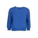 Rückansicht CHIO MI Brezel Kids Sweater: Bequeme Passform in kräftigem Blau aus 100% Bio-Baumwolle – Comfortable fit royal blue organic cotton kids clothes – Coupe confortable en coton bio bleu roi pour enfants