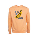 CHIO MI SWEATSHIRT ADULTS Unisex BANANA Bright Coral