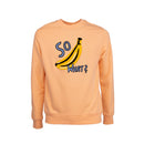 SWEATSHIRT ADULTS Unisex BANANA Bright Coral