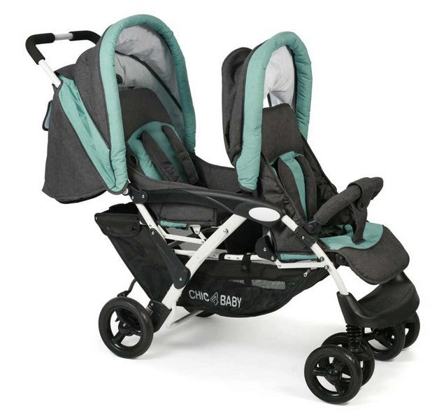 CHIC 4 BABY Stroller Sibling Stroller Duo Melange mint