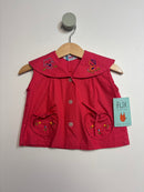 Bluse mit Stickerei • 80 • true vintage