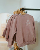 Sweater "oh girl" rosa