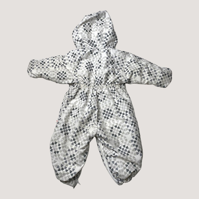 Reima baby padded winter overall, white | 68/74cm