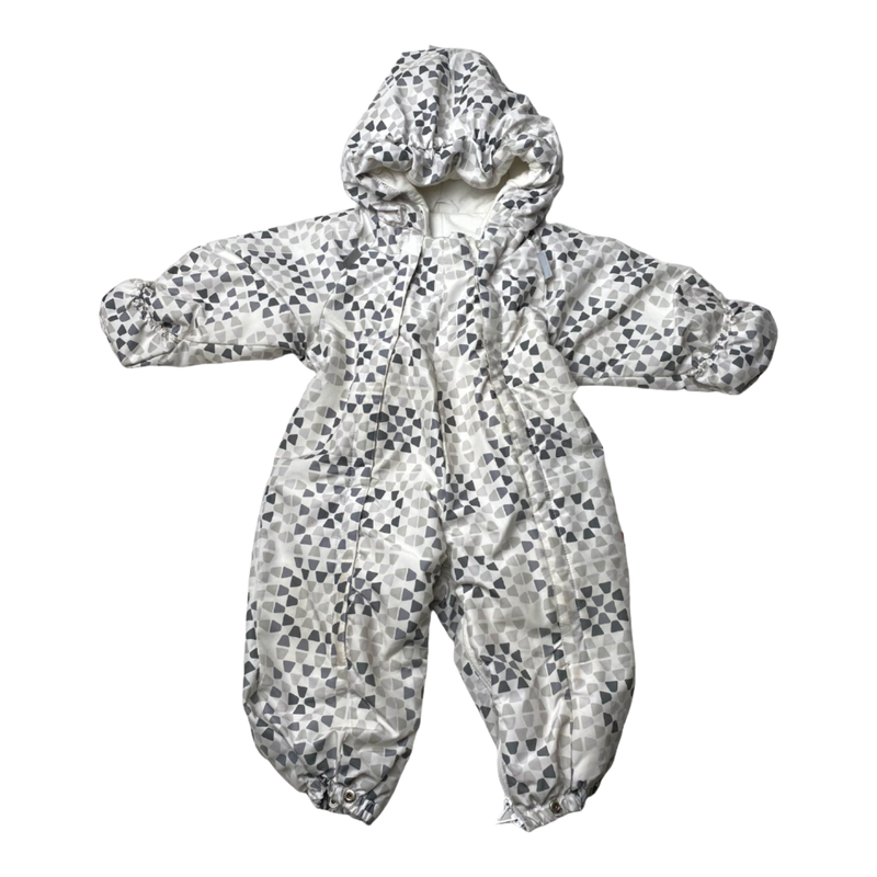 Reima baby padded winter overall, white | 68/74cm