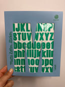 BUCHSTABENSTICKER • MATT GRÜN