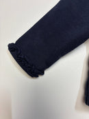 Hoodie Jacke mit Rüschenborte • 56 • steiff