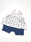 Einteiler mit Blumenmuster - Gr. 68 (Manguun)