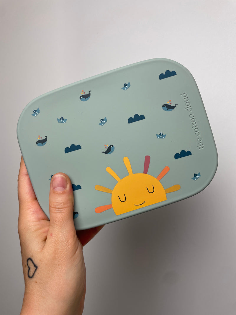 LUNCHBOX AUS EDELSTAHL MIT Fächern FÜR ORIGAMI FÜR KINDER