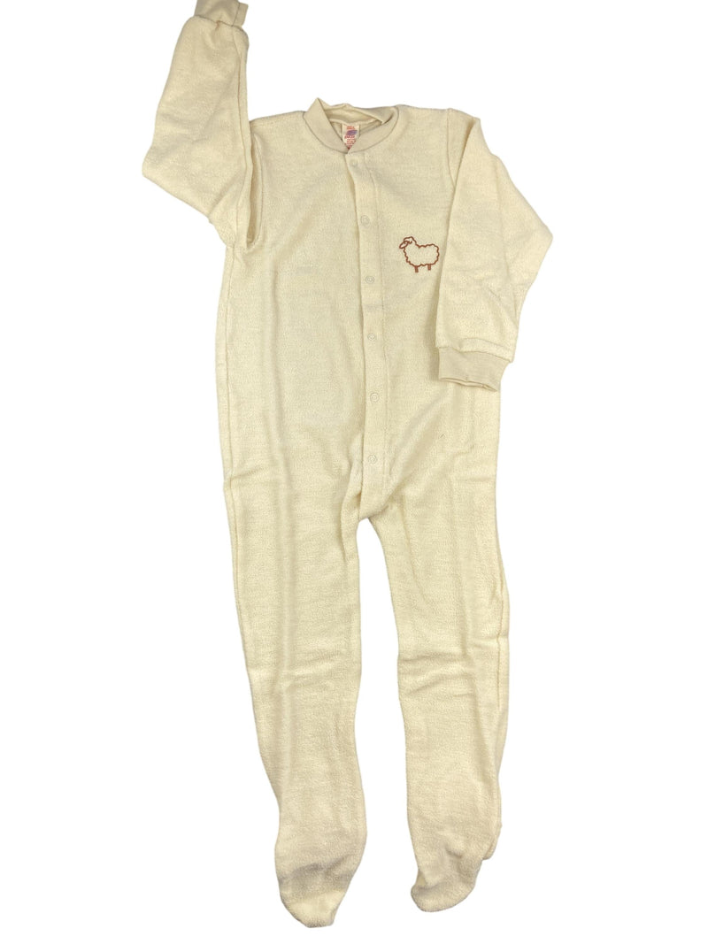 Schlafanzüge einteilig Schlafanzüge Kleidung Einteiliger Schlafanzug mit Füßen Engel Front Image Open Box