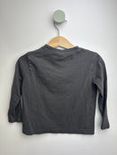 Langarmshirt Schaufelbagger • 80 • pusblu