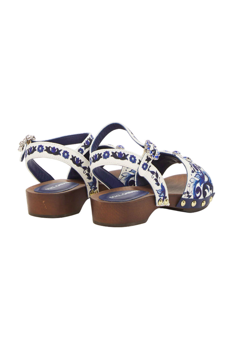 Dolce & Gabbana Mediterraneo-Sandale Mädchen Schuhe Kinder