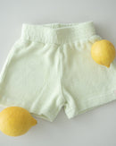 Nuaa B-WARE Relaxed frottee shorts Lime Cream