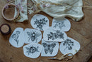Stick & Stitch Aufkleber Blumen und Insekten