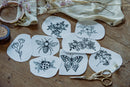 Stick & Stitch Aufkleber Blumen und Insekten