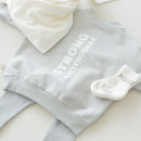 Nuaa B-WARE Personality Oversized Sweater Light Grey