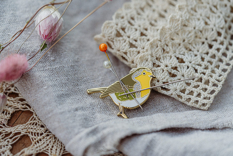 Set Needle Minder Vogel mit passenden Sticknadeln