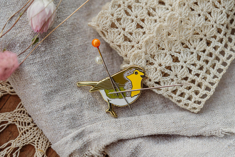 Set Needle Minder Vogel mit passenden Sticknadeln