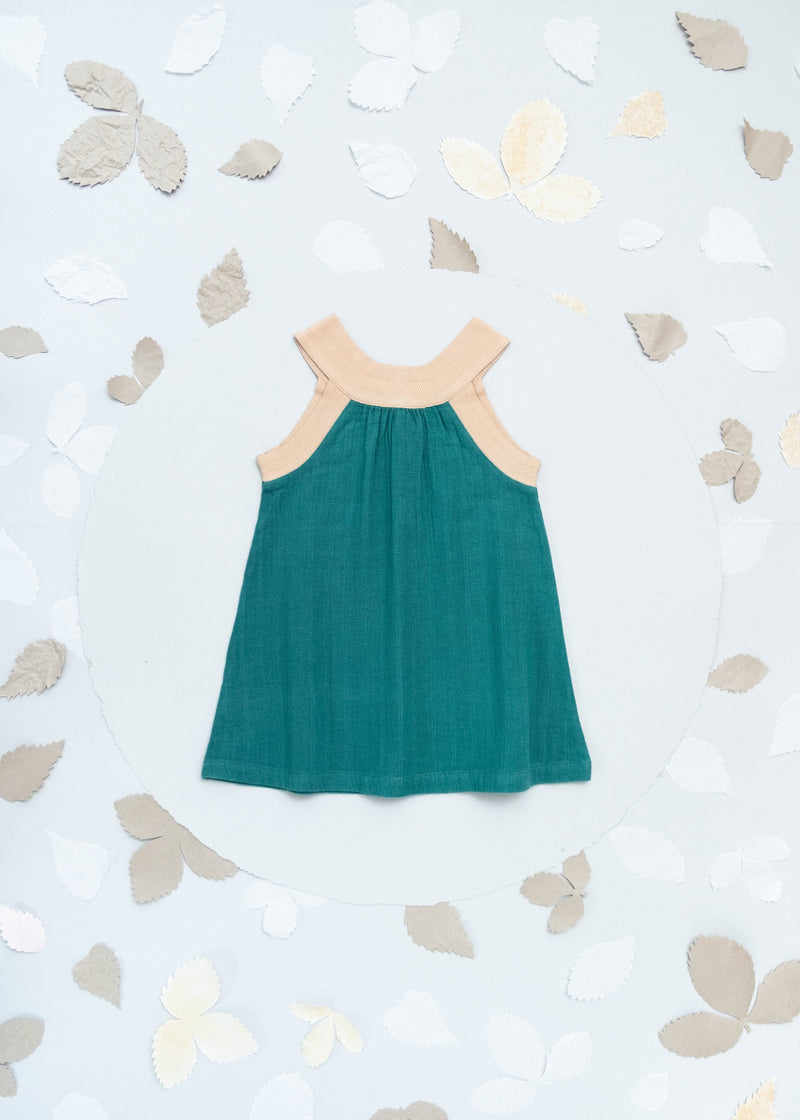 Organic by Feldman Ava Summer Dress Emerald