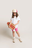 SATURnDAY T-Shirt aus Baumwolle mit Herz-Stickerei