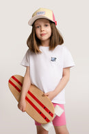 SATURnDAY T-Shirt aus Baumwolle mit Herz-Stickerei