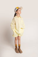 Twin Set aus Baumwolle in gelb: Shorts + Hemd